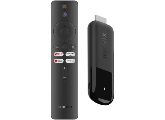 XIAOMI TV Stick 4K (2nd Gen) Streaming Device with Google TV, Dolby Vision & Atmos, Wi-Fi 6, Bluetooth Voice Remote - Black